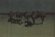 Night Halt of Cavalry (mk43), Frederic Remington